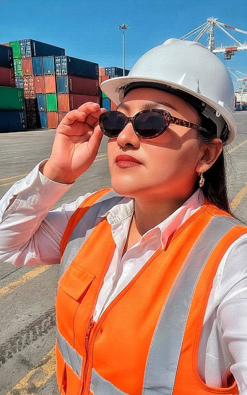 Representante de NL Polaris coordinando operaciones logísticas